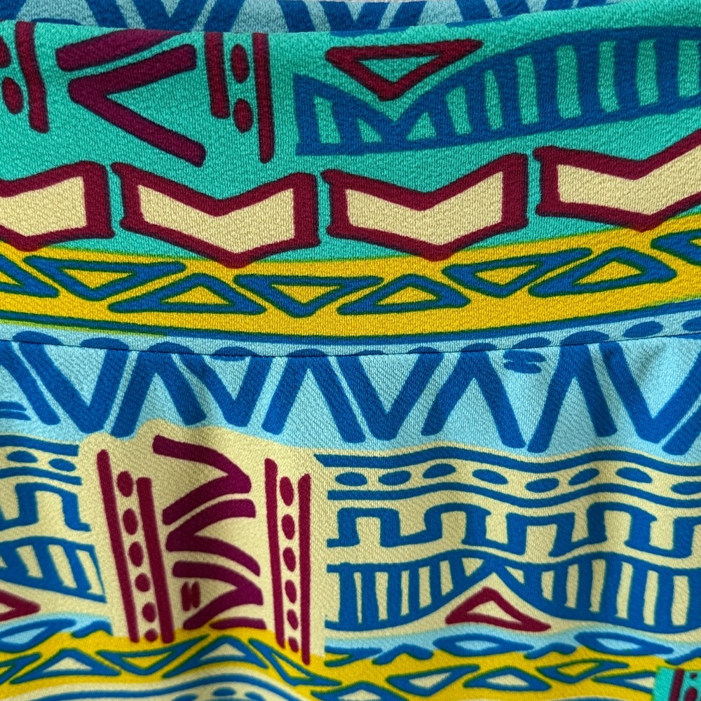 LuLaRo colorful tribal pencil skirt L EUC - Picture 2 of 3